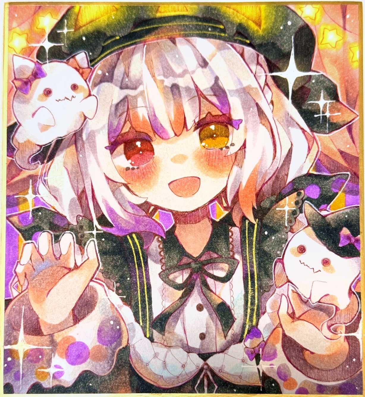 魔法少女ノ魔女裁判】城ケ崎ノア 🎃Ver 色紙(普通サイズ) - NOA REI
